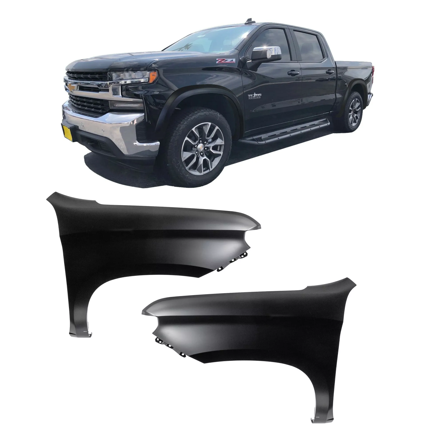 Chevy Silverado 2019-2021 fenders set - Infinity Auto Parts