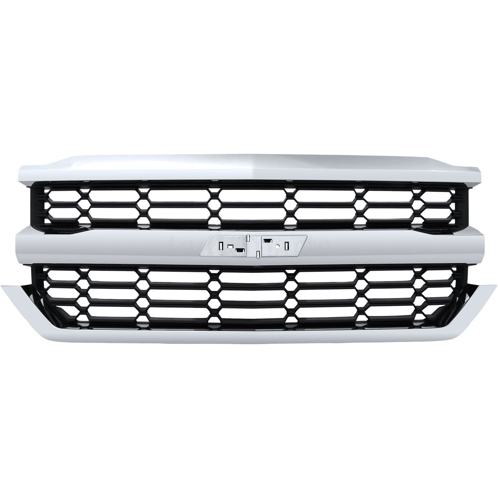 Chevrolet Silverado Upper Grille Grill Chrome For 2016-2018 - Infinity Auto Parts