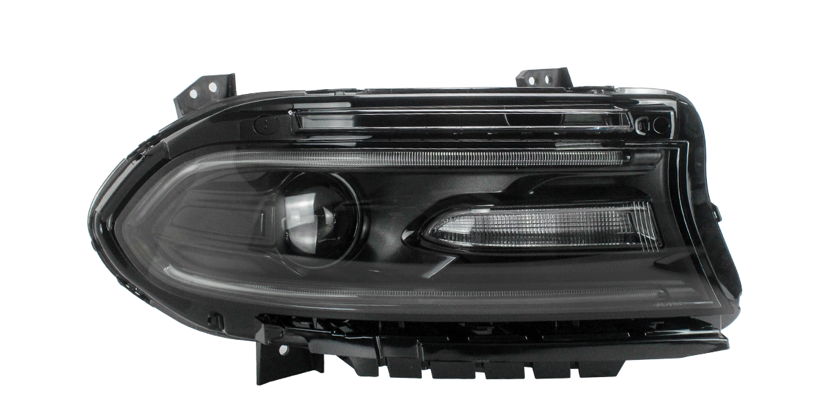 Pair LED Projector Headlights RGB Color Change Lamps For 2015-2023 Dodge Charger - Infinity Auto Parts 