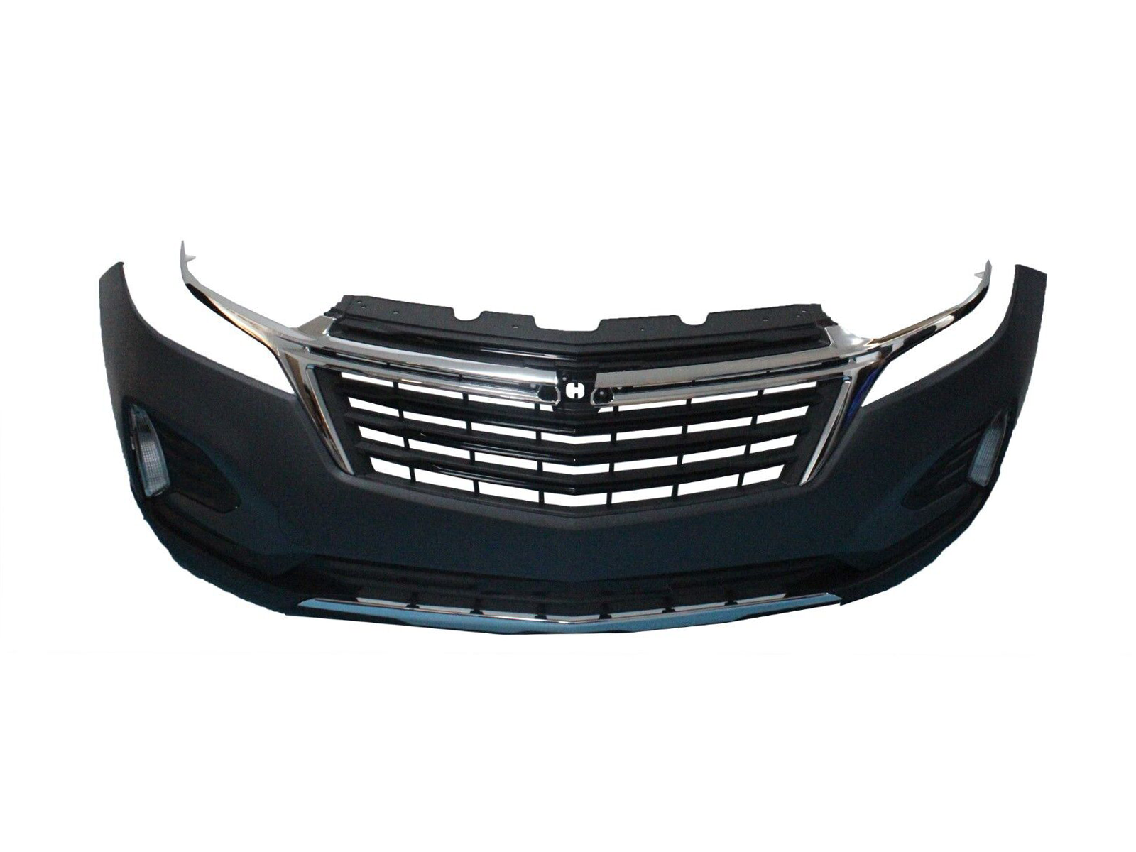 Chevy Equinox Complete Front Bumper Grills Skide Plate Fog Lights For 2022 2023 - Infinity Auto Parts 