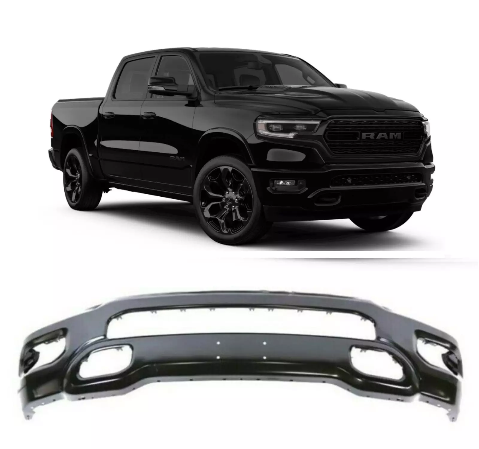 RAM 1500 Front bumper paint to match 2019-2024 - Infinity Auto Parts 