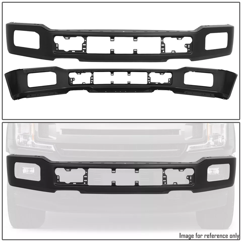 Ford F-150 Paint to match Front Bumper Face Bar w/Fog Light Hole 2018-2020 - Infinity Auto Parts 