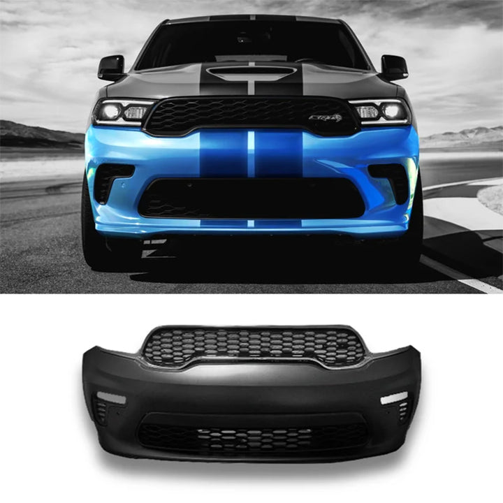 Dodge Durango SRT/Hellcat Front Bumper Complete Set For 2021 - 2026 W/FOG LED - Infinity Auto Parts 
