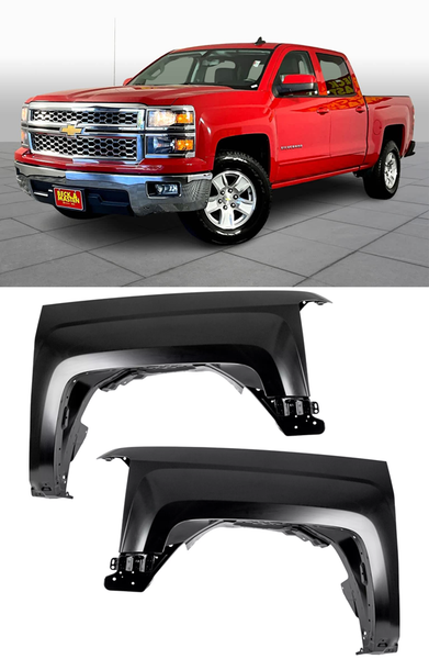 2014-2018 Chevrolet Silverado 1500 Fender Set - Infinity Auto Parts 