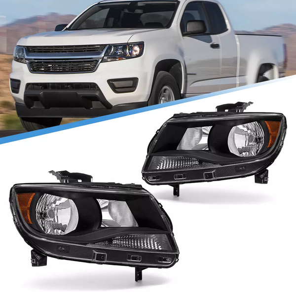 Chevy Colorado 2015-2022 Headlight Set W/projector - Infinity Auto Parts 