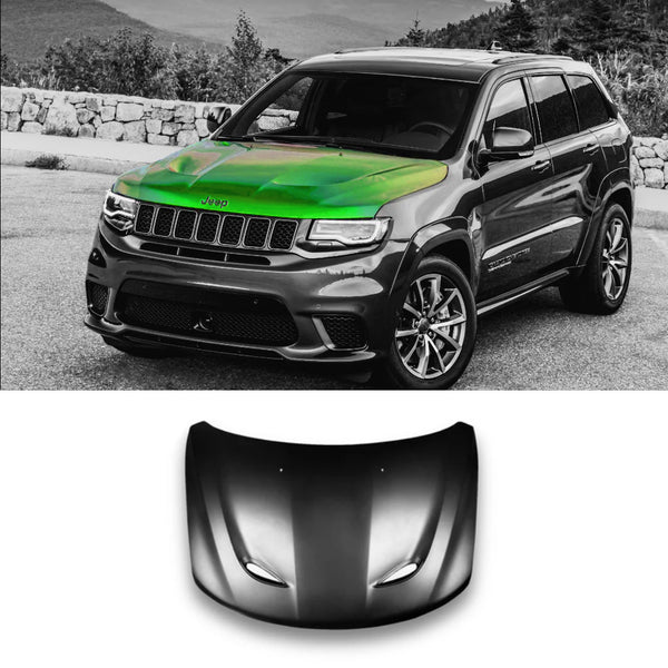 Jeep Grand Cherokee SRT Style W/Scoop ALUMINUM hood FOR 2011-2021 - Infinity Auto Parts 