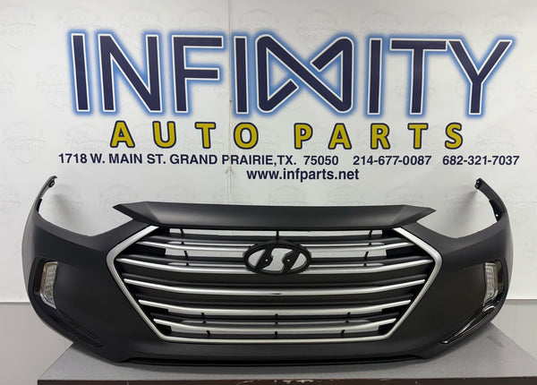 Hyundai Elantra Front Bumper Assembly 2017-2018 - Infinity Auto Parts 