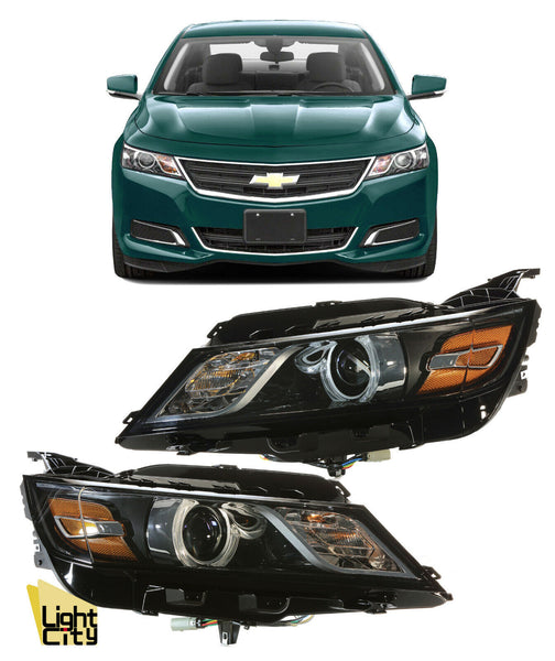 Chevy Chevrolet Impala Full LED Headlights Pair For 2014-2020 - Infinity Auto Parts 