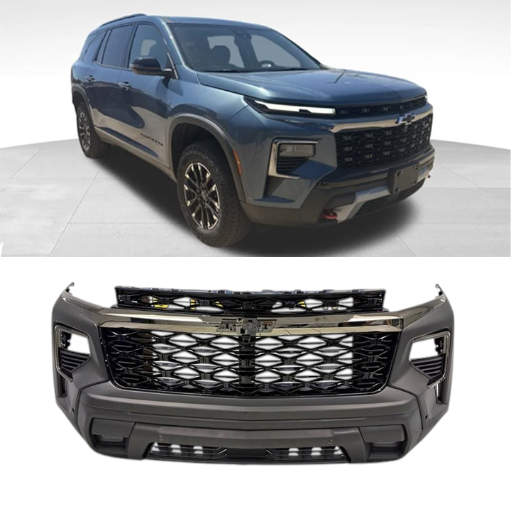 Chevy Traverse 2022-2024 Front Bumper Complete Assembly Z71 Style - Infinity Auto Parts 