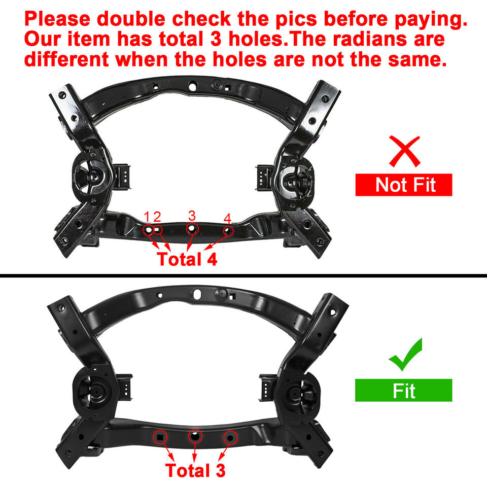 Front Subframe Engine Cradle For 15-22 Dodge Charger Challenger Chrysler 300 - Infinity Auto Parts 