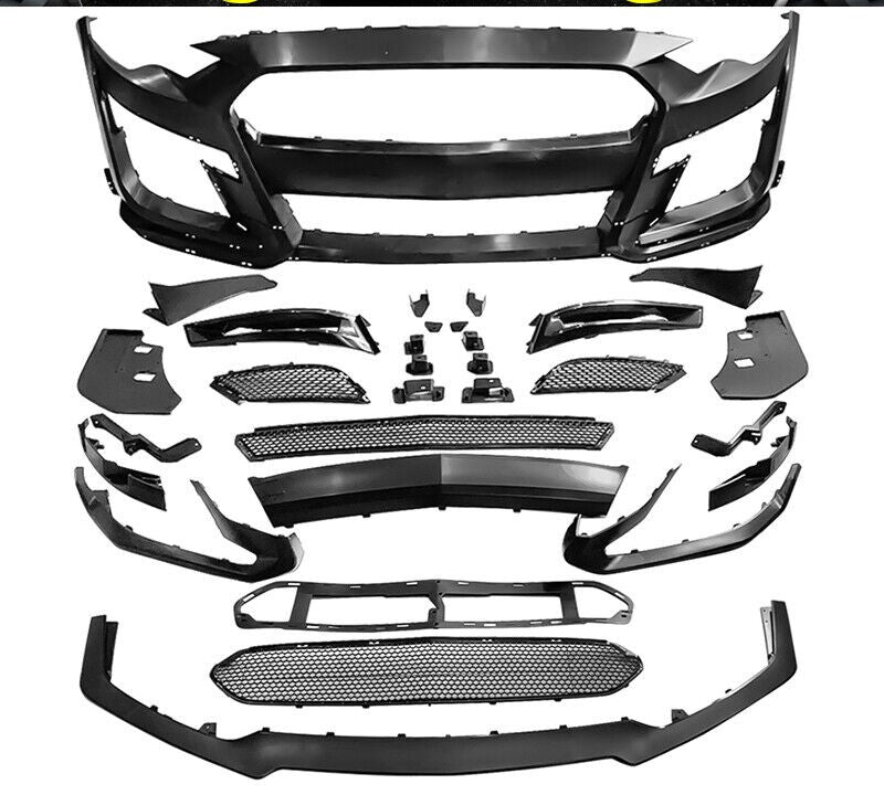 Ford Mustang GT500 Style Front Bumper Fit 2018-2023 - Infinity Auto Parts 