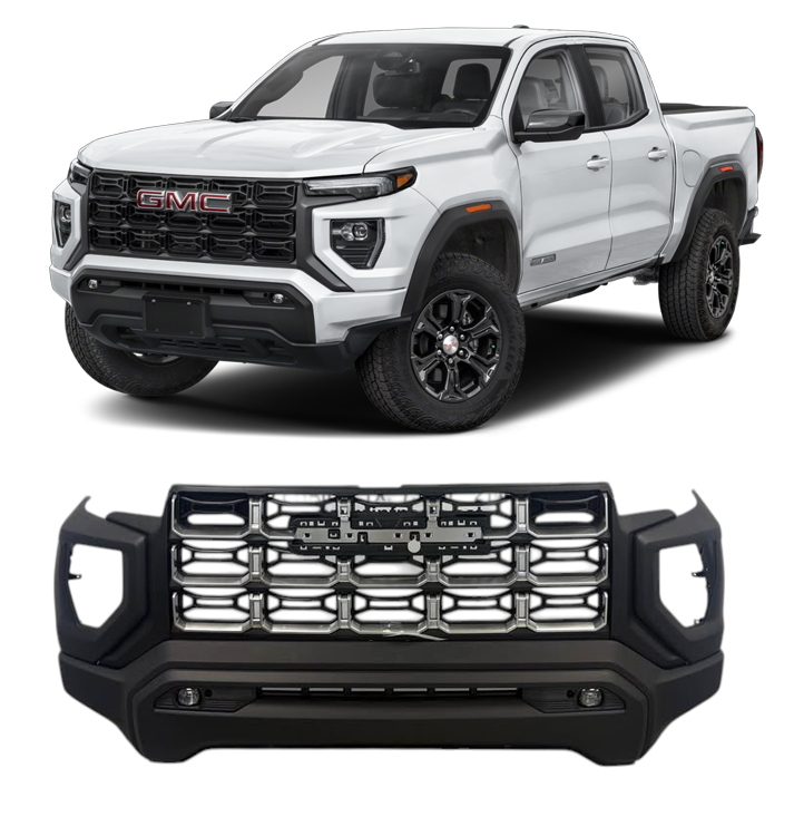 2024-2026 GMC Canyon front bumper assembly W/Grilles