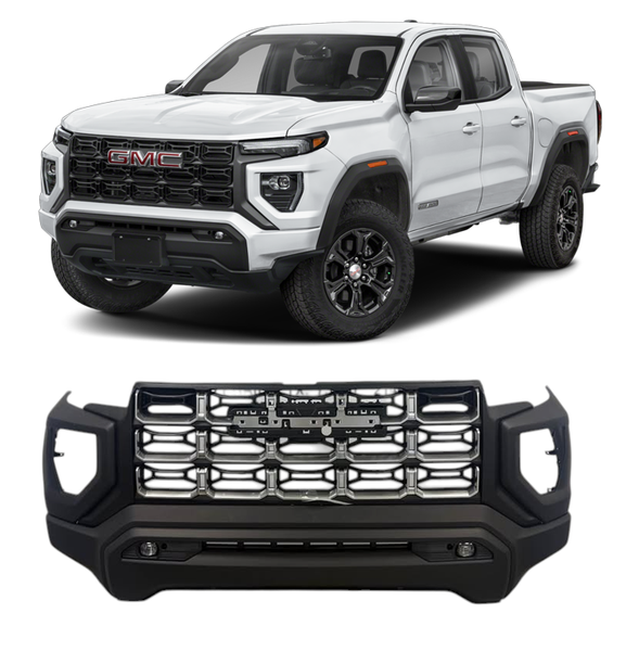 2024-2026 GMC Canyon front bumper assembly W/Grilles - Infinity Auto Parts 