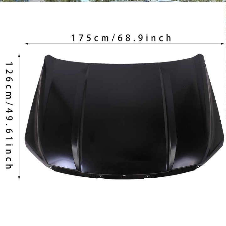 GMC Yukon Hood, Aluminum, 2021-2024